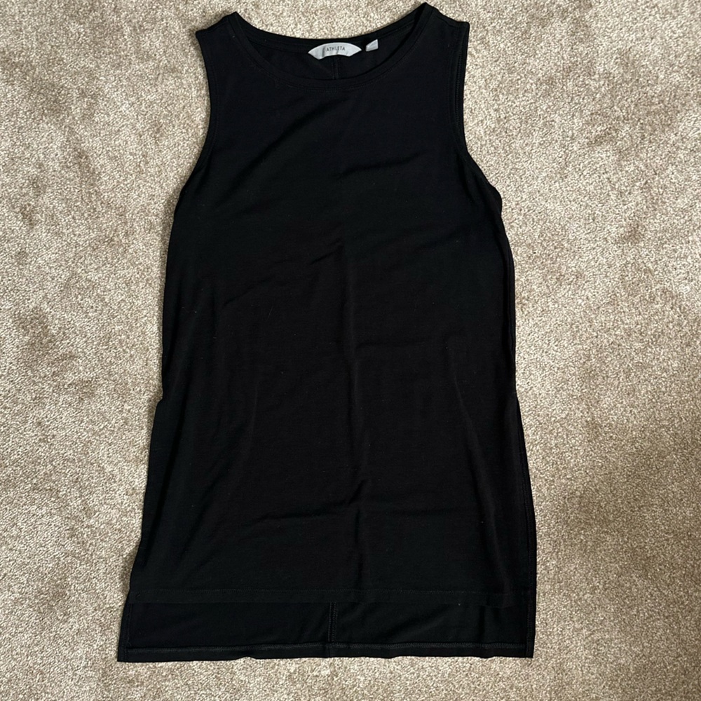 Athleta Black Sleeveless Tank Top